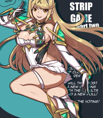 Mythra’s Strip Game comic porn sex 2