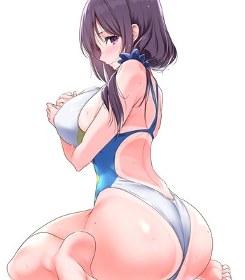 Kyonyuu ga Nayami no Suiei Buin [Incomplete] comic porn sex 4