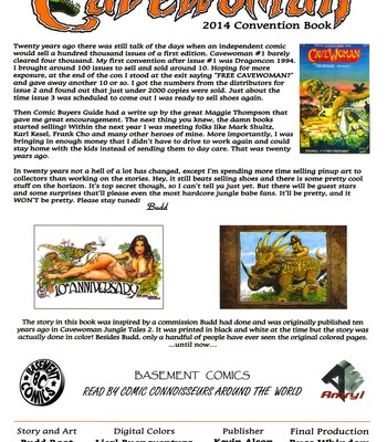Cavewoman – 20th Anniversary Convention Book comic porn sex 2