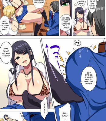 Ore no Dekachin ga Bakunyuu Bitch Gal-tachi ni Sakusei Saremakuru!! | My Big Cock Is Getting Squeezed By Huge Breasted Bitch Gals!! 1 + 2 comic porn sex 10