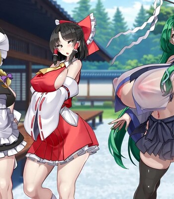Touhou Youyoumu ~Ihen Kaiketsu wa… Haramu koto!?~ | Sanae Solves the Incident… by Getting Pregnant!? (Touhou Project) comic porn sex 146