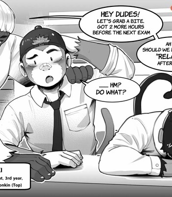 Kinky Breaktime With Monkey Friends comic porn sex 3