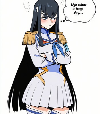 Porn Comics - [Coomersucc]Satsuki BBC Dildo comic