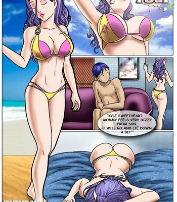 [ENG] Beach with mom <3 comic porn sex 24