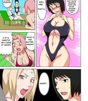Tsunade’s Obscene Beach (color) comic porn sex 8