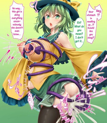 Koishi-chan is unconsciously raped by tentacles and becomes a semen blob comic porn sex 2