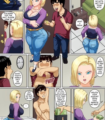 Android 18 NTR 4 comic porn sex 4