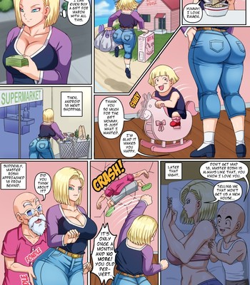 Android 18 NTR 4 comic porn sex 7