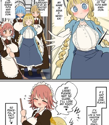 Porn Comics - Futanari Oujo-sama no Seiyoku Hassan Maid Harem Sex