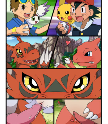 Porn Comics - Digimon vs Pokemon