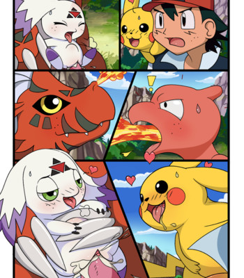 Digimon vs Pokemon comic porn sex 2