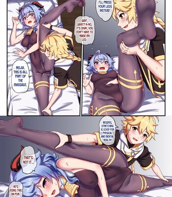 Working Overtime With Ganyu comic porn sex 11