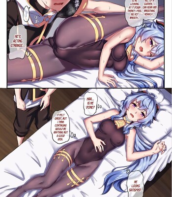 Working Overtime With Ganyu comic porn sex 12