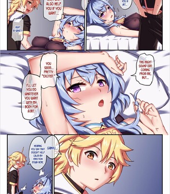 Working Overtime With Ganyu comic porn sex 13
