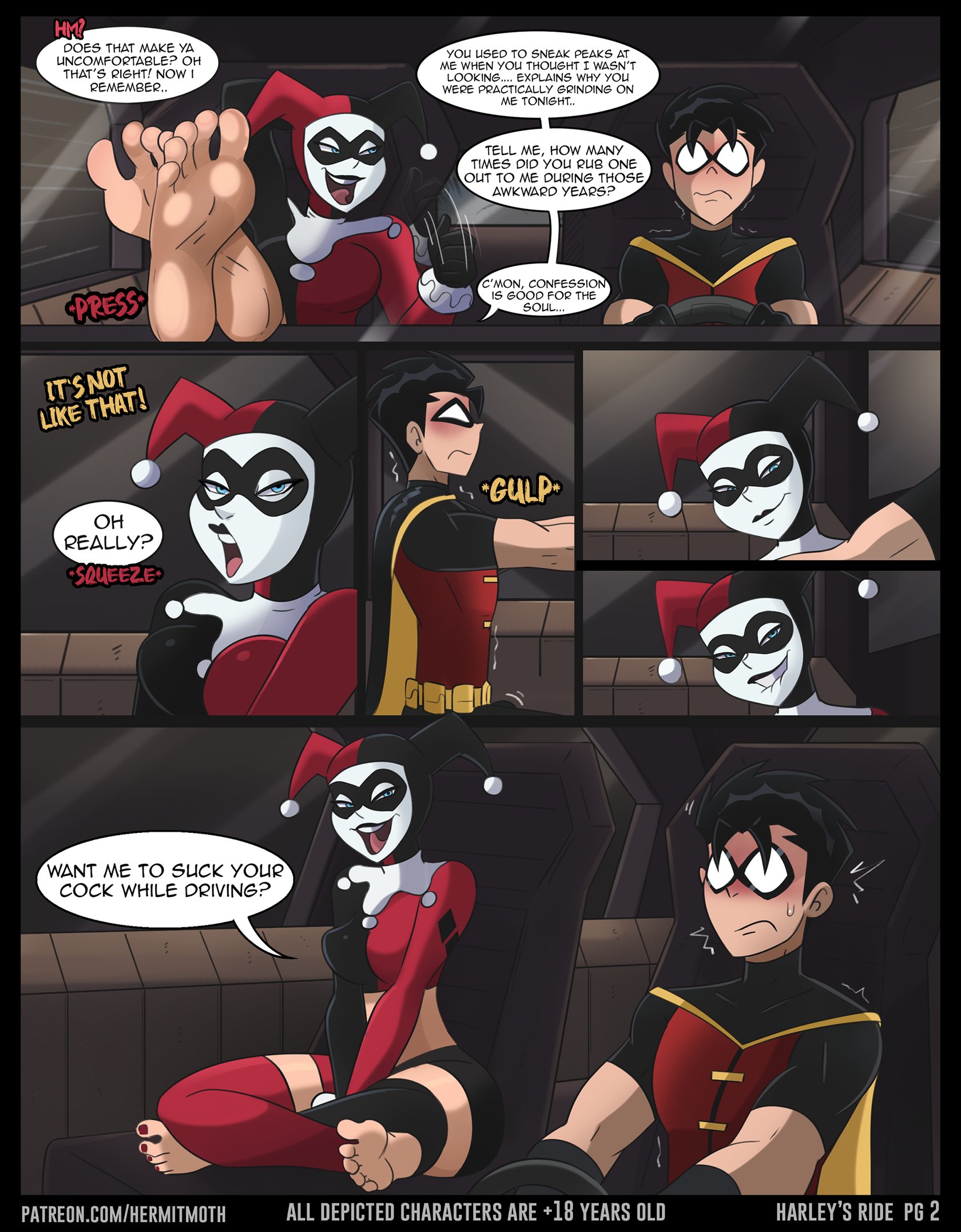 Harley’s Ride (Batman) comic porn sex 2