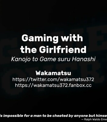 Kanojo to Game suru Hanashi | Gaming with the Girlfriend Part 1+2 comic porn sex 7