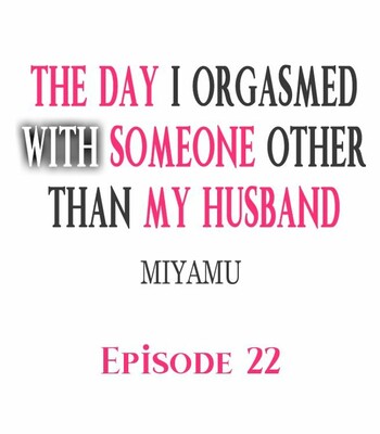 The Day I Orgasmed With Someone Other Than My Husband comic porn sex 191