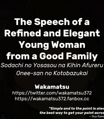 Sodachi no Yosasou na Onee-san ga Ogehin Sex suru Hanashi Sono 1 | A Refined and Elegant Young Woman from a Good Family Has Vulgar Sex + Bonus comic porn sex 20