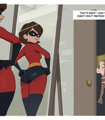 Helen Parr Secret Training [Amugea] comic porn sex 4