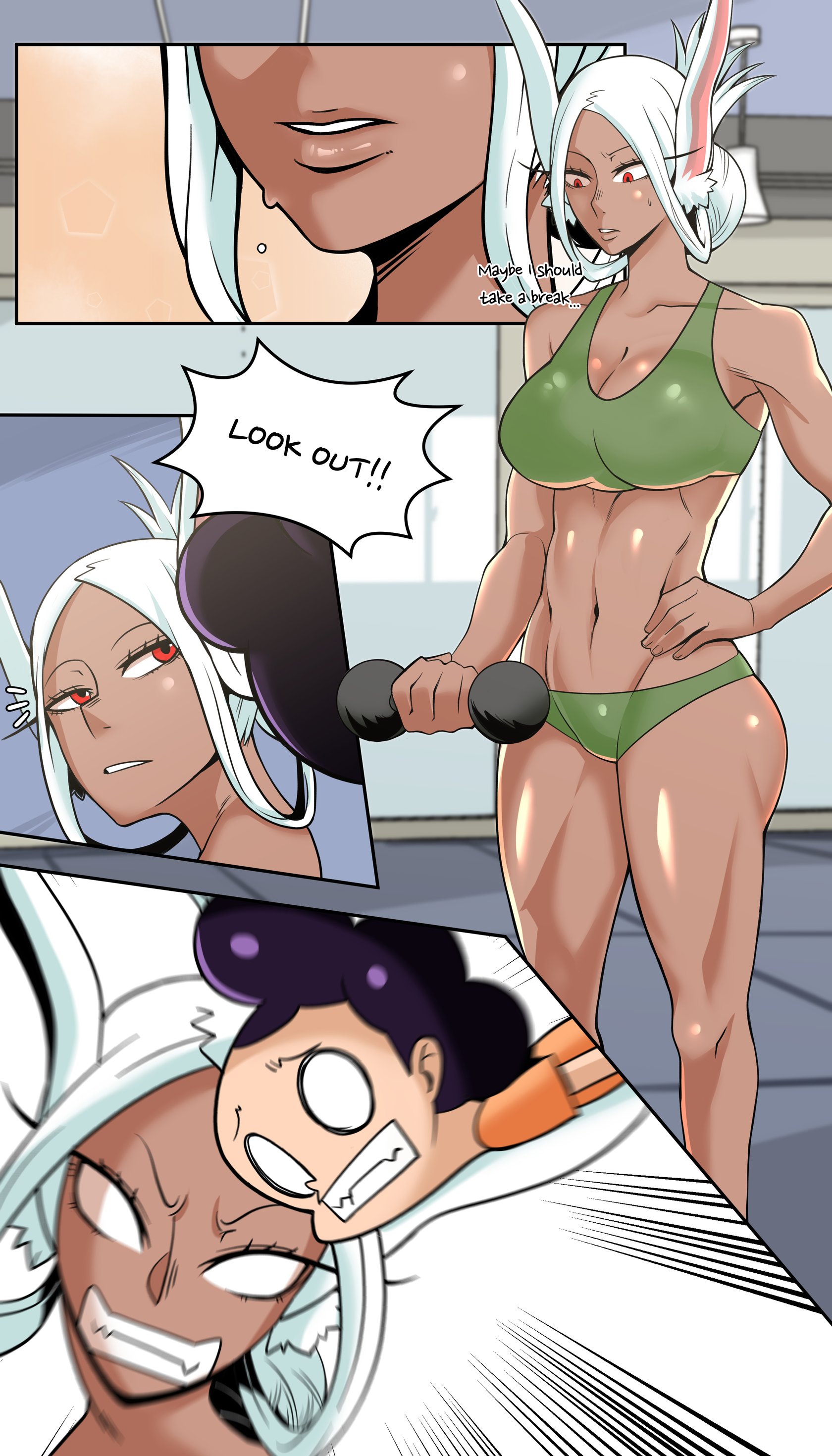 Momo & Mirko (My Hero Academia) comic porn sex 2