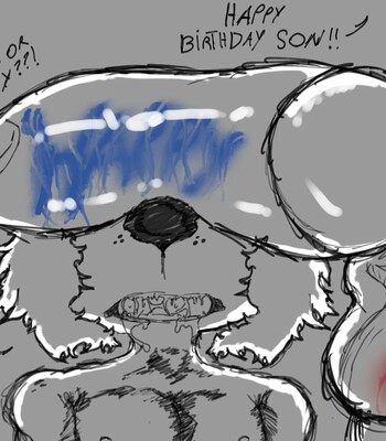 HAPPY BIRTHDAY  SON comic porn thumbnail 001