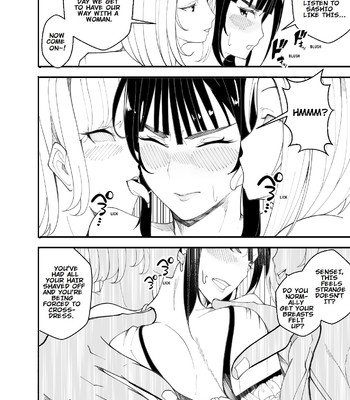 Mizugi de Josou!? Sensei Ijiri!! | Mizuki the Crossdresser! Let’s Mess Around with the Teacher!! comic porn sex 5