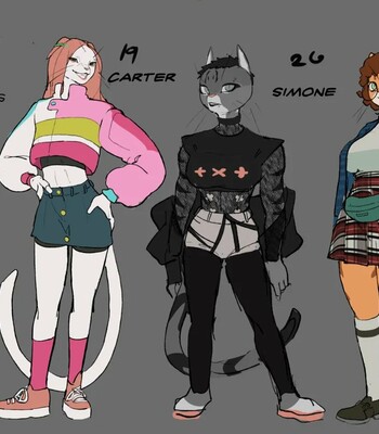 Porn Comics - Catgirl Salon