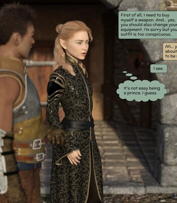 My Comrade Is An Elven Prince [Kizaru3D] comic porn sex 19