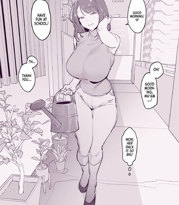 Kinjo no Hitozuma | MILF Next Door! [Decensored] comic porn sex 2