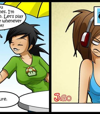 Living with HipsterGirl and GamerGirl comic porn sex 35
