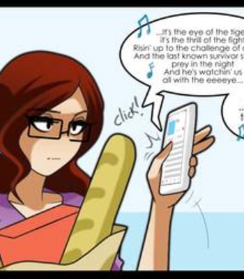 Living with HipsterGirl and GamerGirl comic porn sex 354