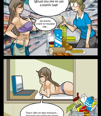 Living with HipsterGirl and GamerGirl comic porn sex 554