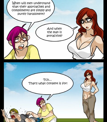 Living with HipsterGirl and GamerGirl comic porn sex 597