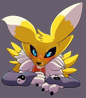 Renamon x Impmon (Digimon) comic porn sex 7