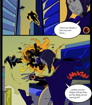 Raven vs Deathstroke comic porn sex 3