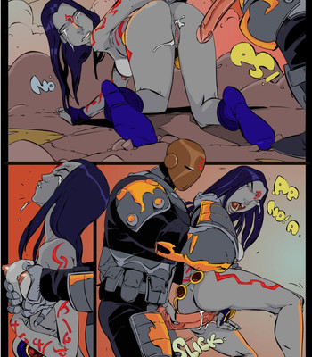 Raven vs Deathstroke comic porn sex 16