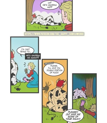One man, One cow comic porn sex 7