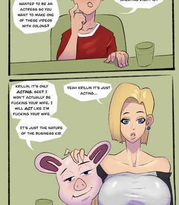 Oolong & Android 18 comic porn sex 2