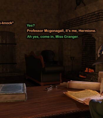 Hermione Granger and the Professor’s Wand comic porn sex 5