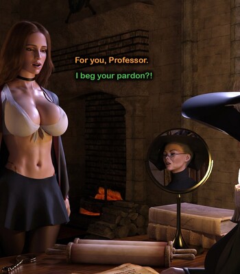 Hermione Granger and the Professor’s Wand comic porn sex 9