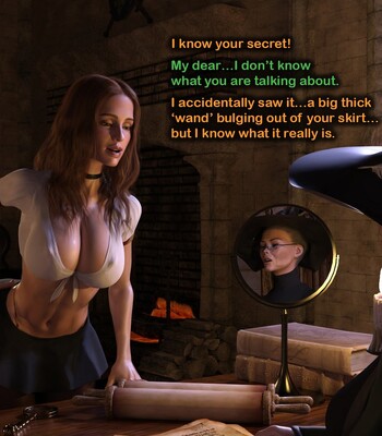 Hermione Granger and the Professor’s Wand comic porn sex 10