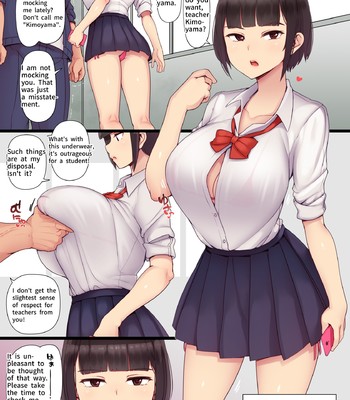 Nishida is mocking the teacher [ENG/JPN] comic porn thumbnail 001