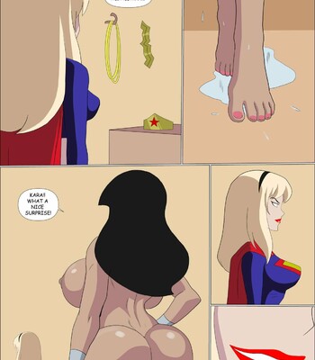 Supergirl X Wonder Woman comic porn sex 5