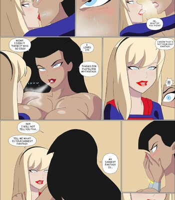 Supergirl X Wonder Woman comic porn sex 8