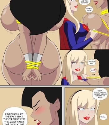 Supergirl X Wonder Woman comic porn sex 10