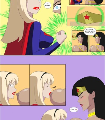 Supergirl X Wonder Woman comic porn sex 15