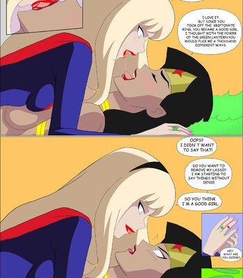 Supergirl X Wonder Woman comic porn sex 20