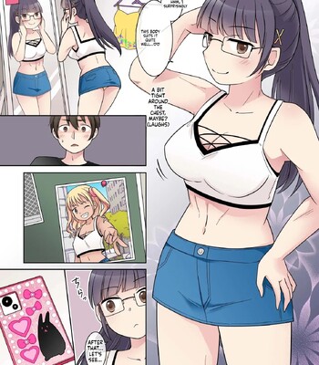 My Genius Senpai Girlfriend Swapped Bodies with a Gal! comic porn sex 34