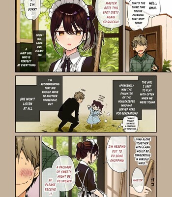 Jitome Maid-san to Love Love Ecchi [Colorized] comic porn sex 5