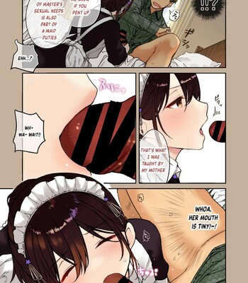 Jitome Maid-san to Love Love Ecchi [Colorized] comic porn sex 8